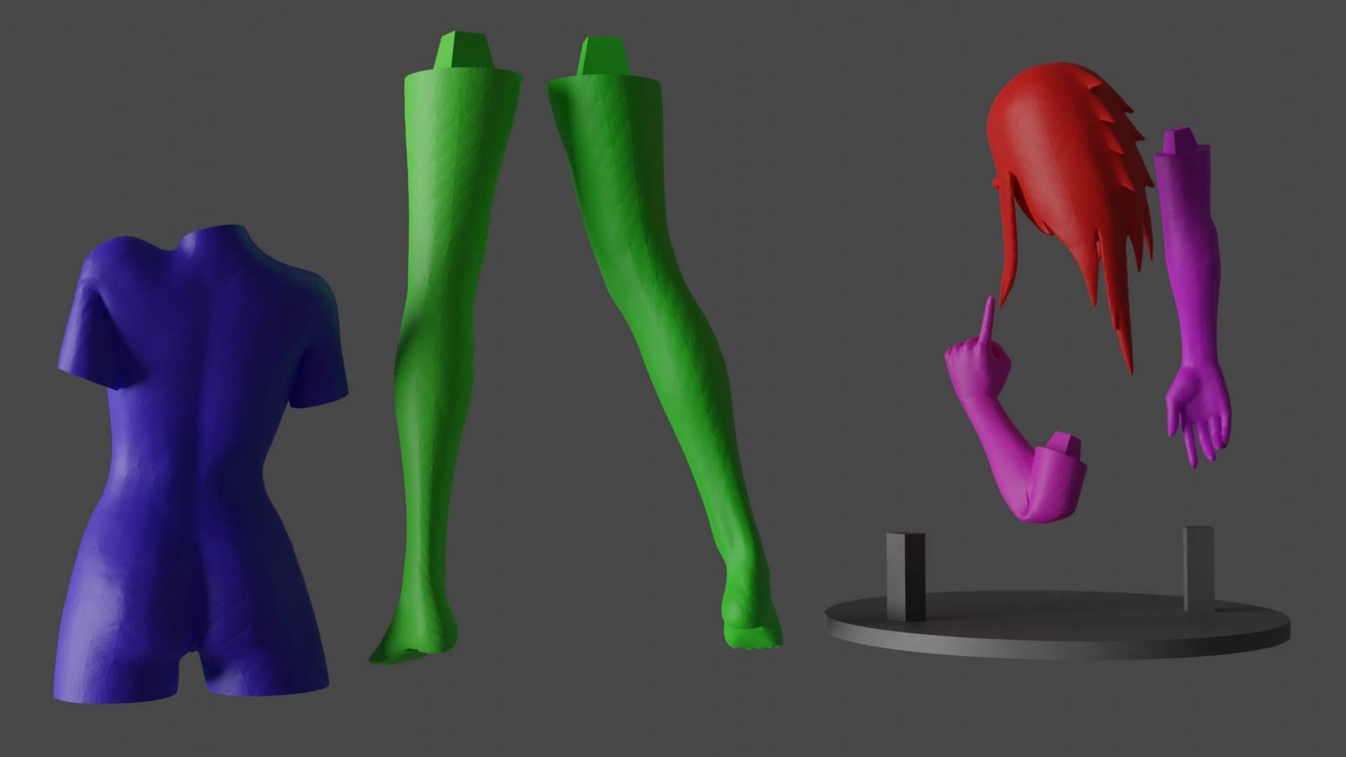 Karin Nude 3D Model By Moogar