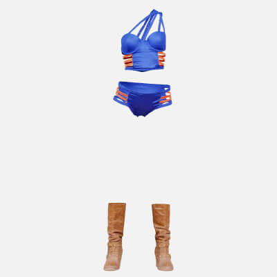 Strap Suit Bikini D Model By Polygonal Miniatures