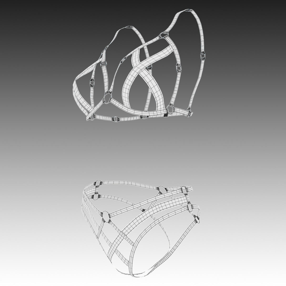 Lingerie 3D Model By RumenD