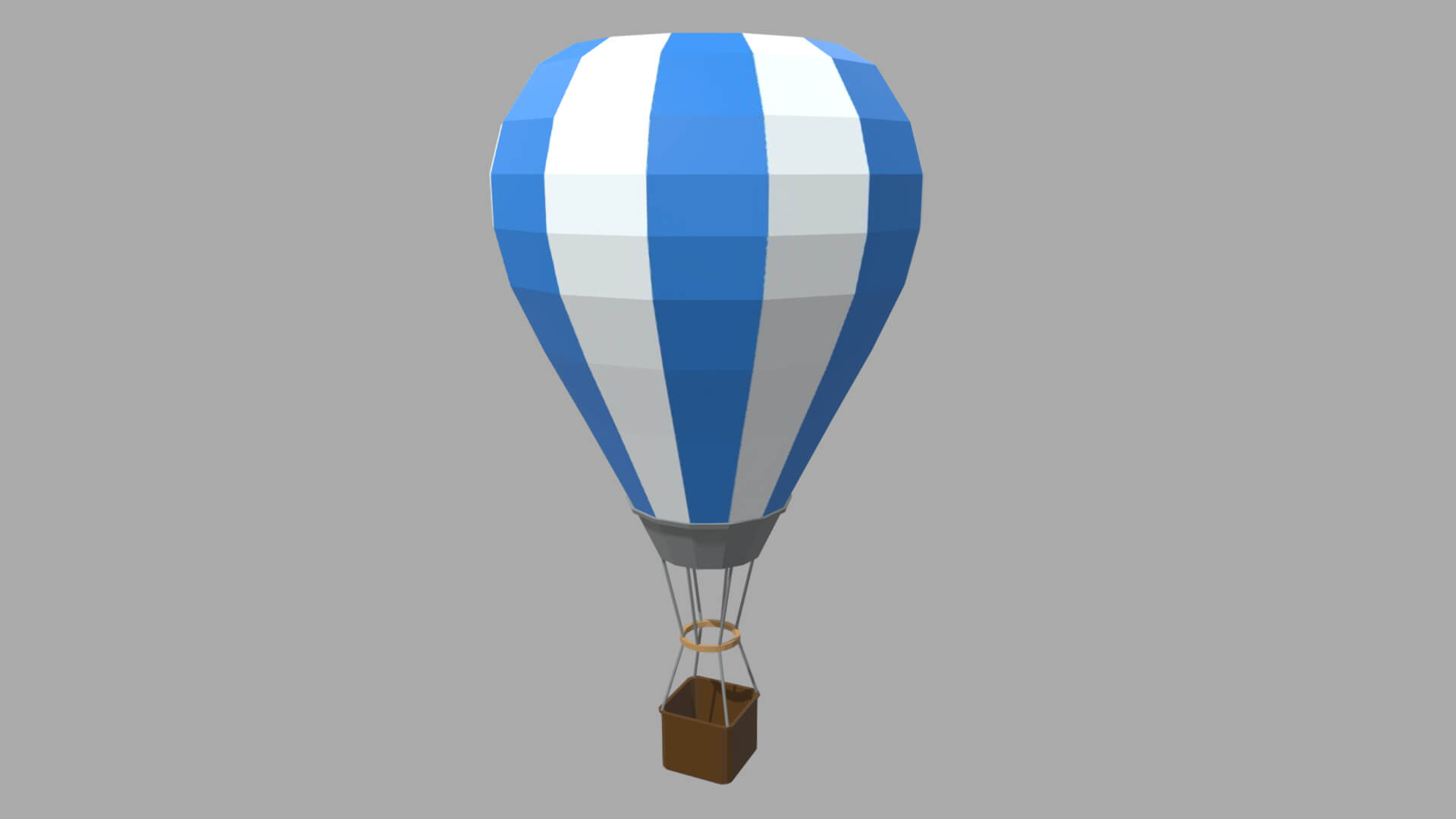 Low Poly Hot Air Balloon D Model By ViperJr D