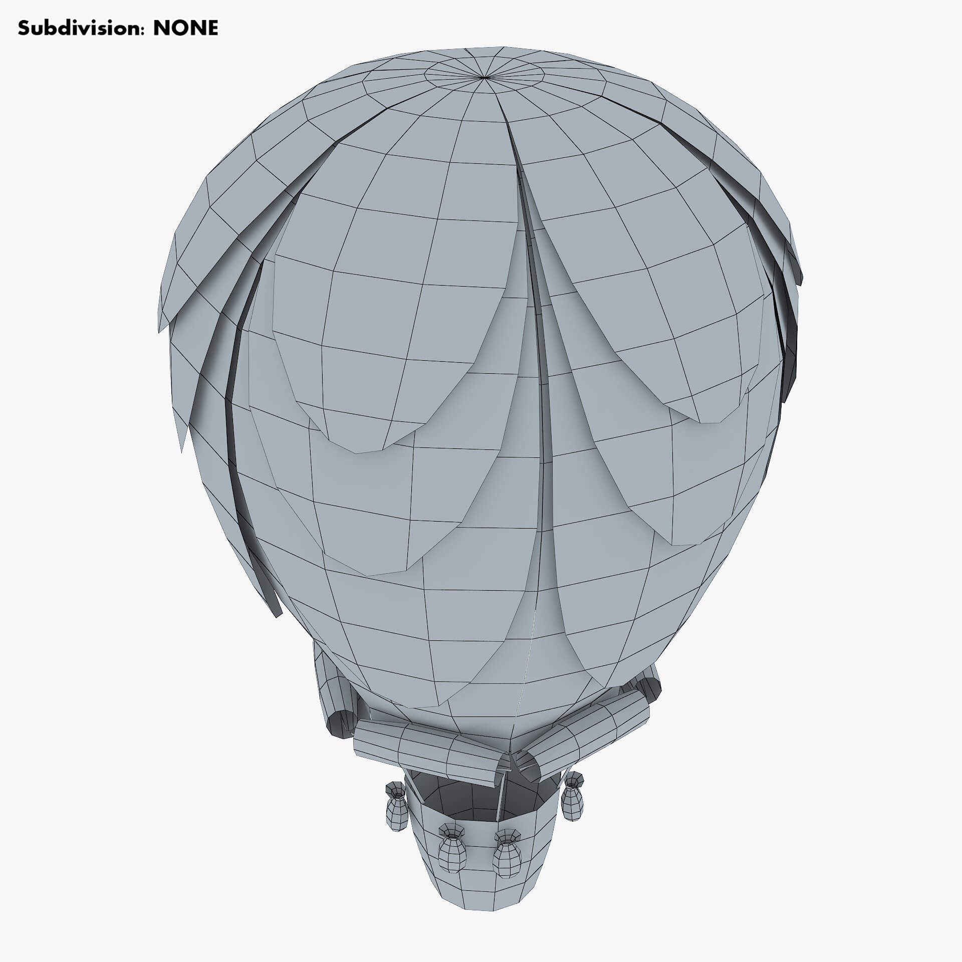Hot Air Balloon Paper V D Model By Zurel