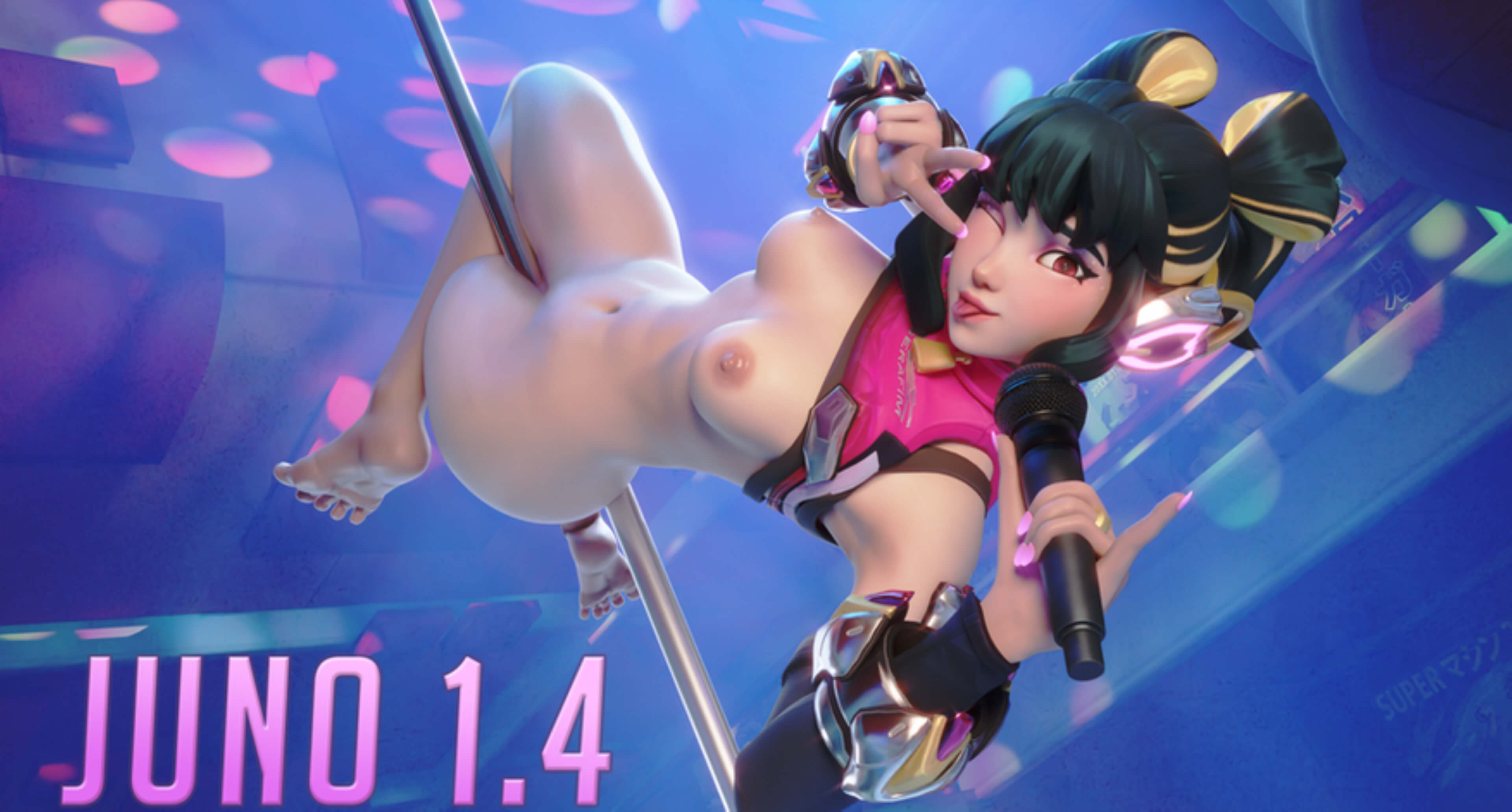 Juno 1.4 (Overwatch) 3D Model Features