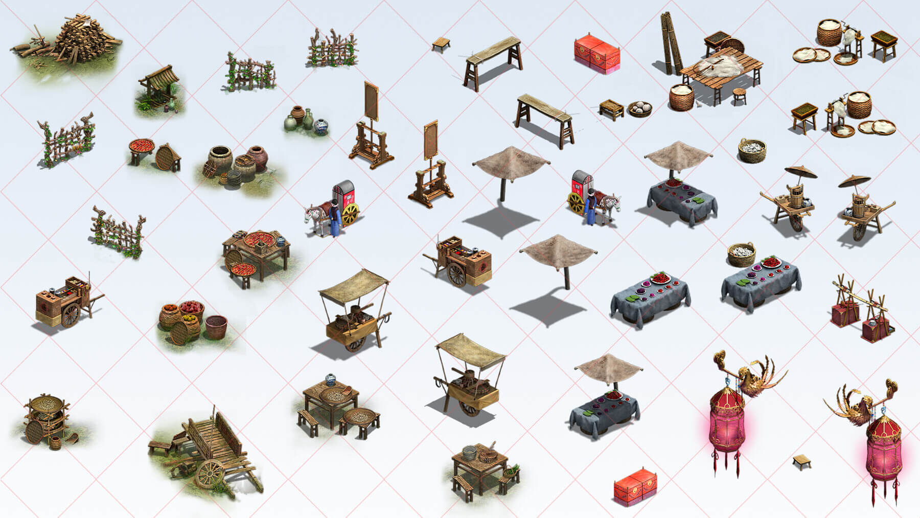 137 City Village Interior Exterior Environment 2D Game Asset by ...