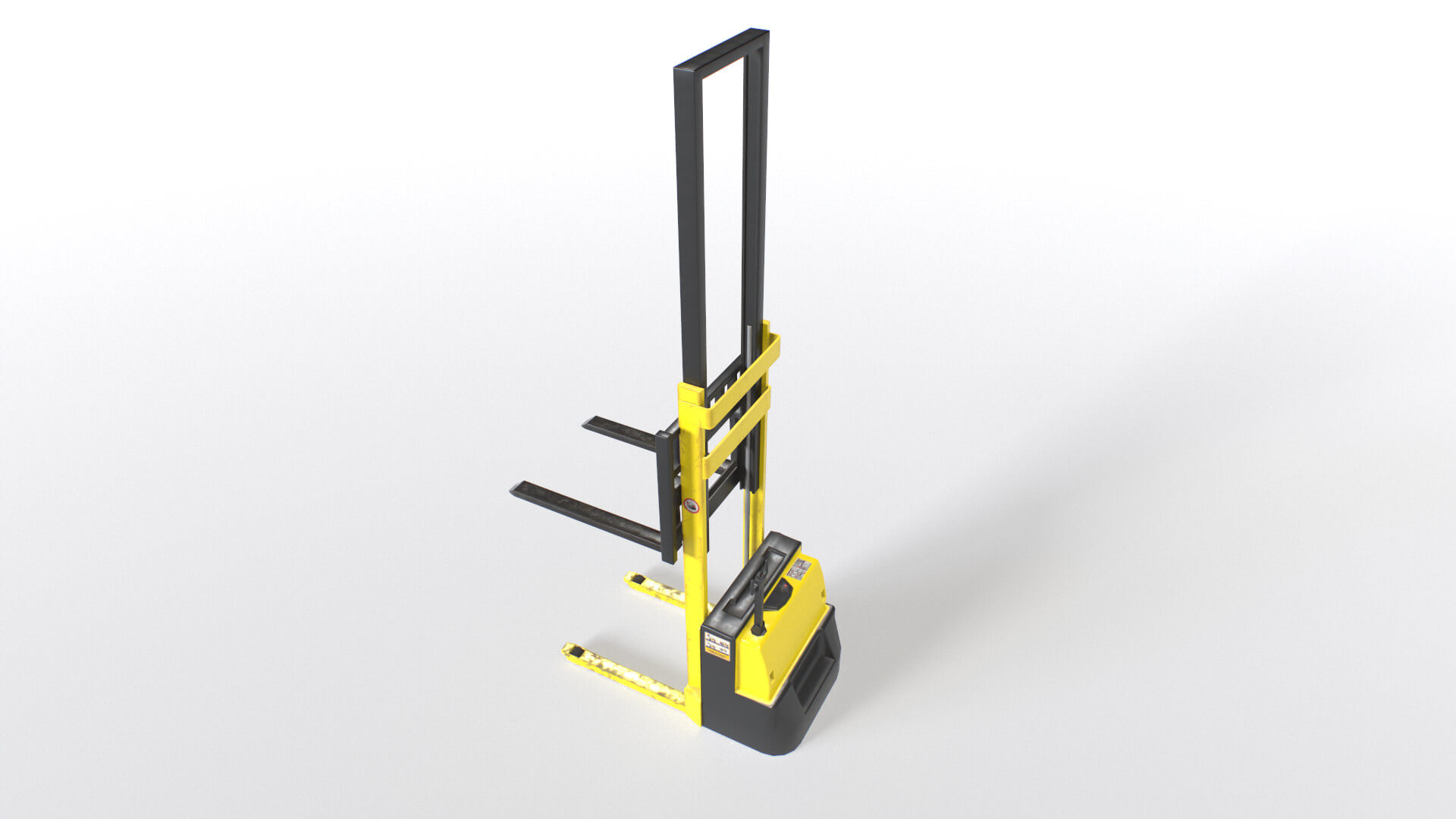 Industrial Forklift 3D Model by 32cm