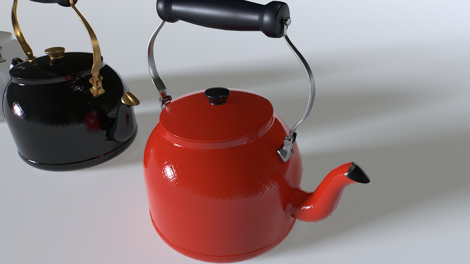 Teapot Rgh Kettle Teapot Pack 1 - 3D Model by 32cm