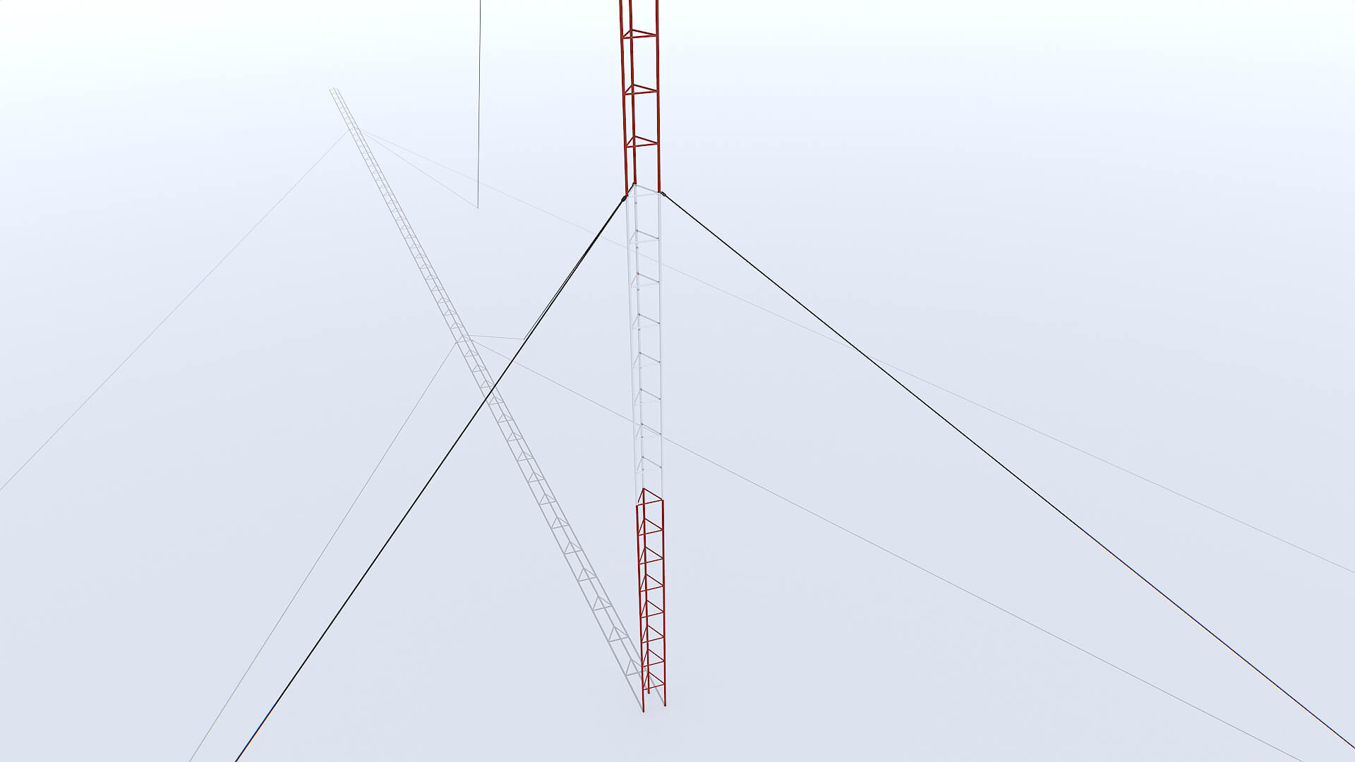 Modular Radio Antenna - 3D Model by 32cm