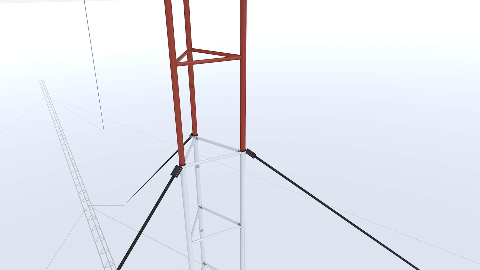 Modular Radio Antenna - 3D Model by 32cm