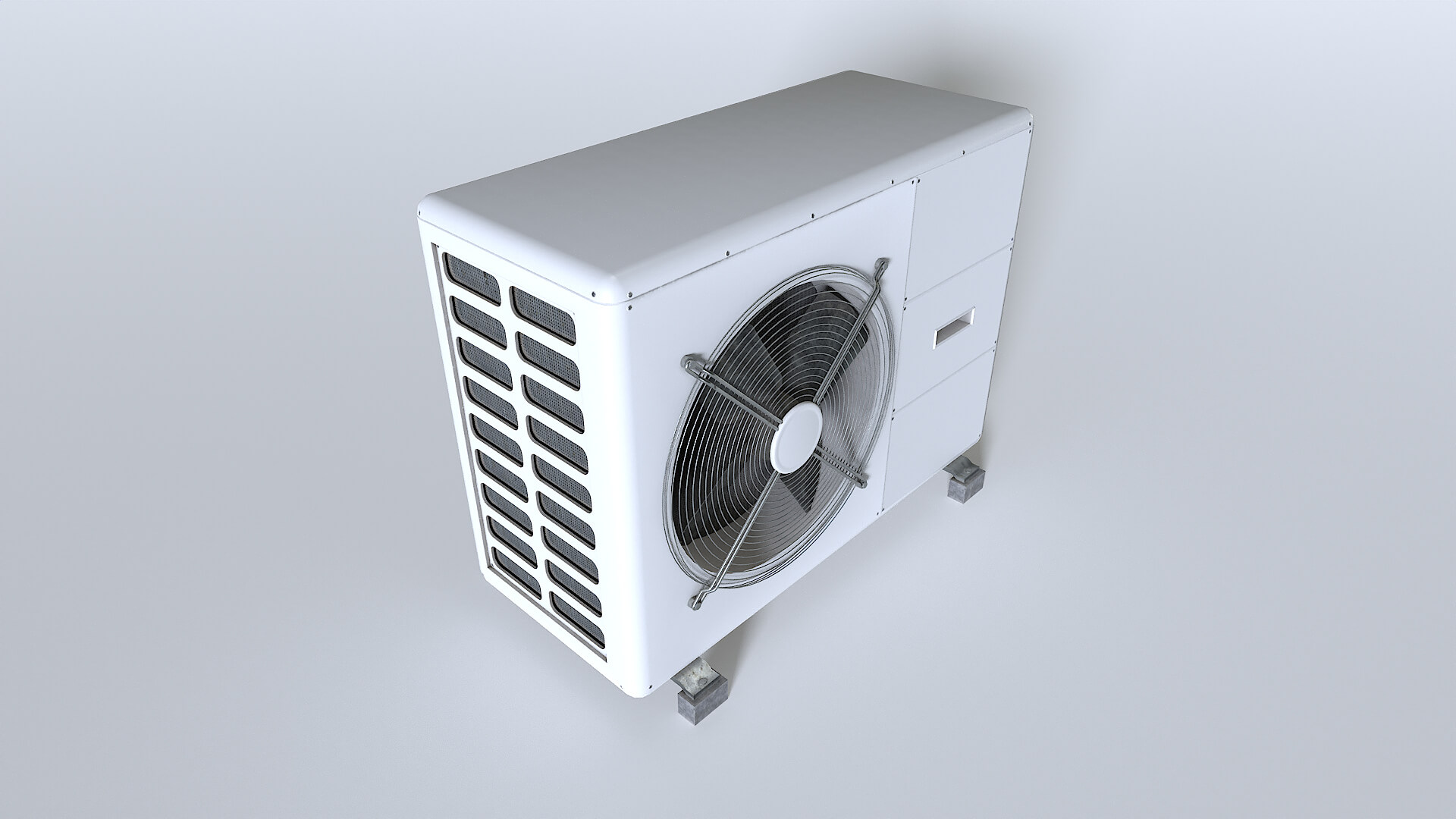 Rooftop AC HVAC Unit 3 - 3D Model by 32cm