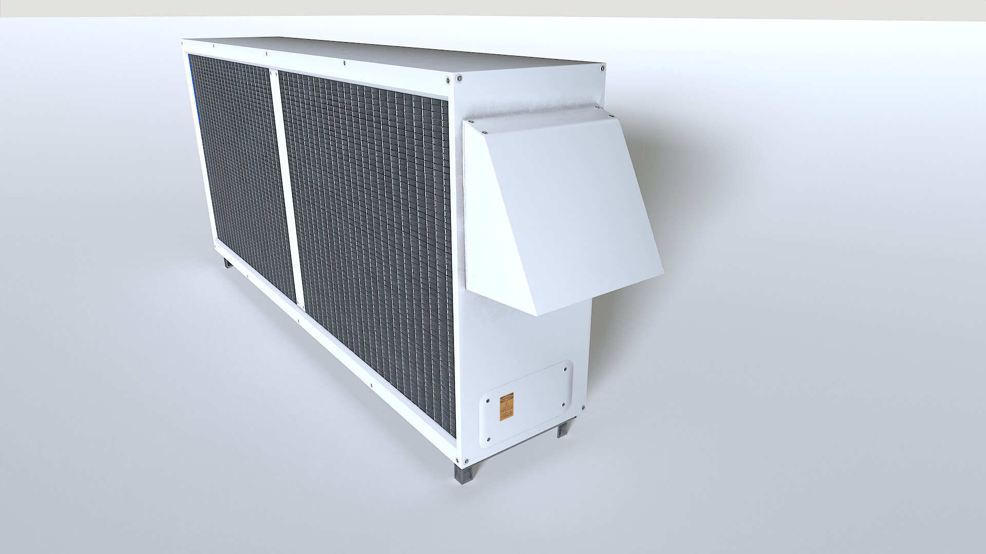 Rooftop AC HVAC Unit 4 - 3D Model by 32cm