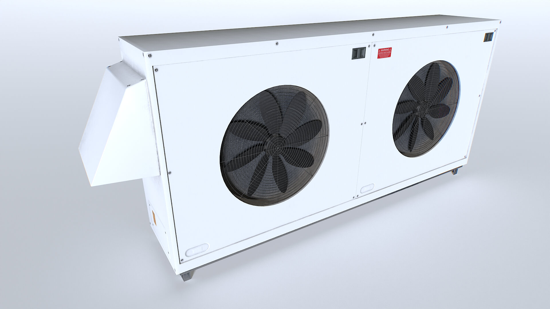Rooftop AC HVAC Unit 4 - 3D Model by 32cm