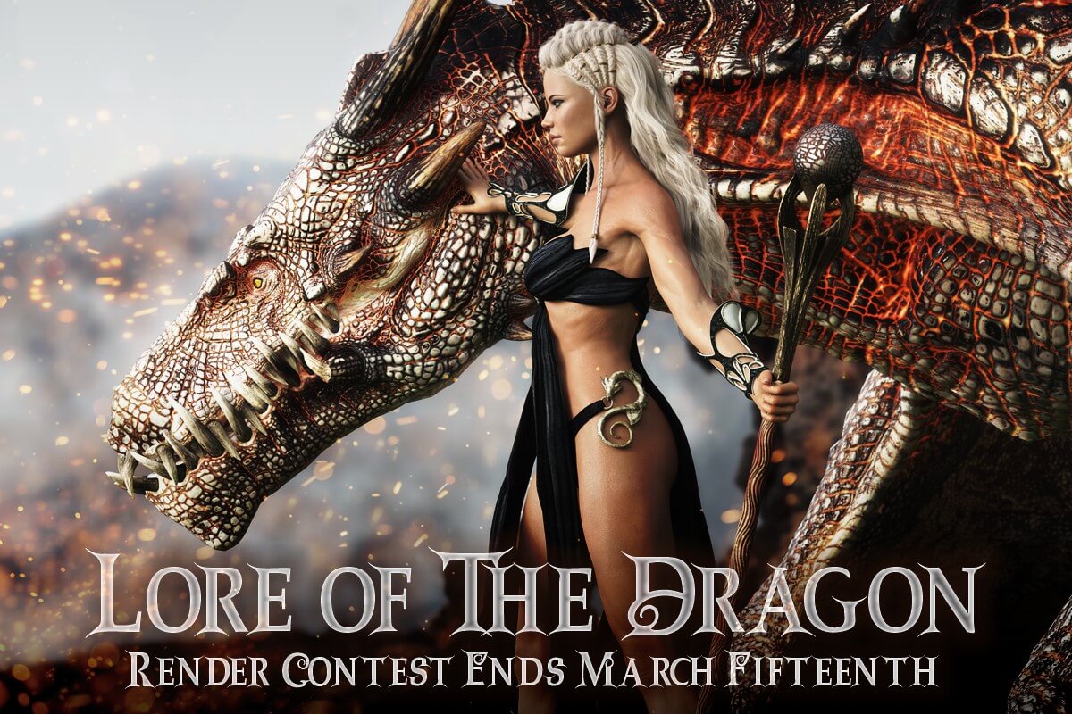 Lore of The Dragon Render Contest