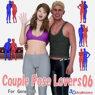Couple Pose Lovers06 for G8