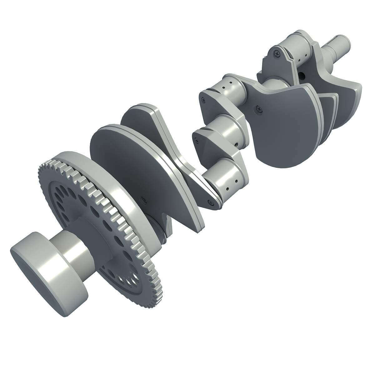 Crankshaft 3D Model by 3D Horse