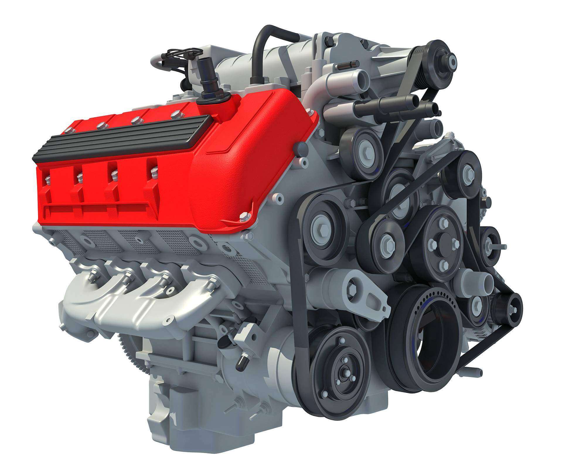 Cutaway V8 Engine - 3D Model by 3D Horse