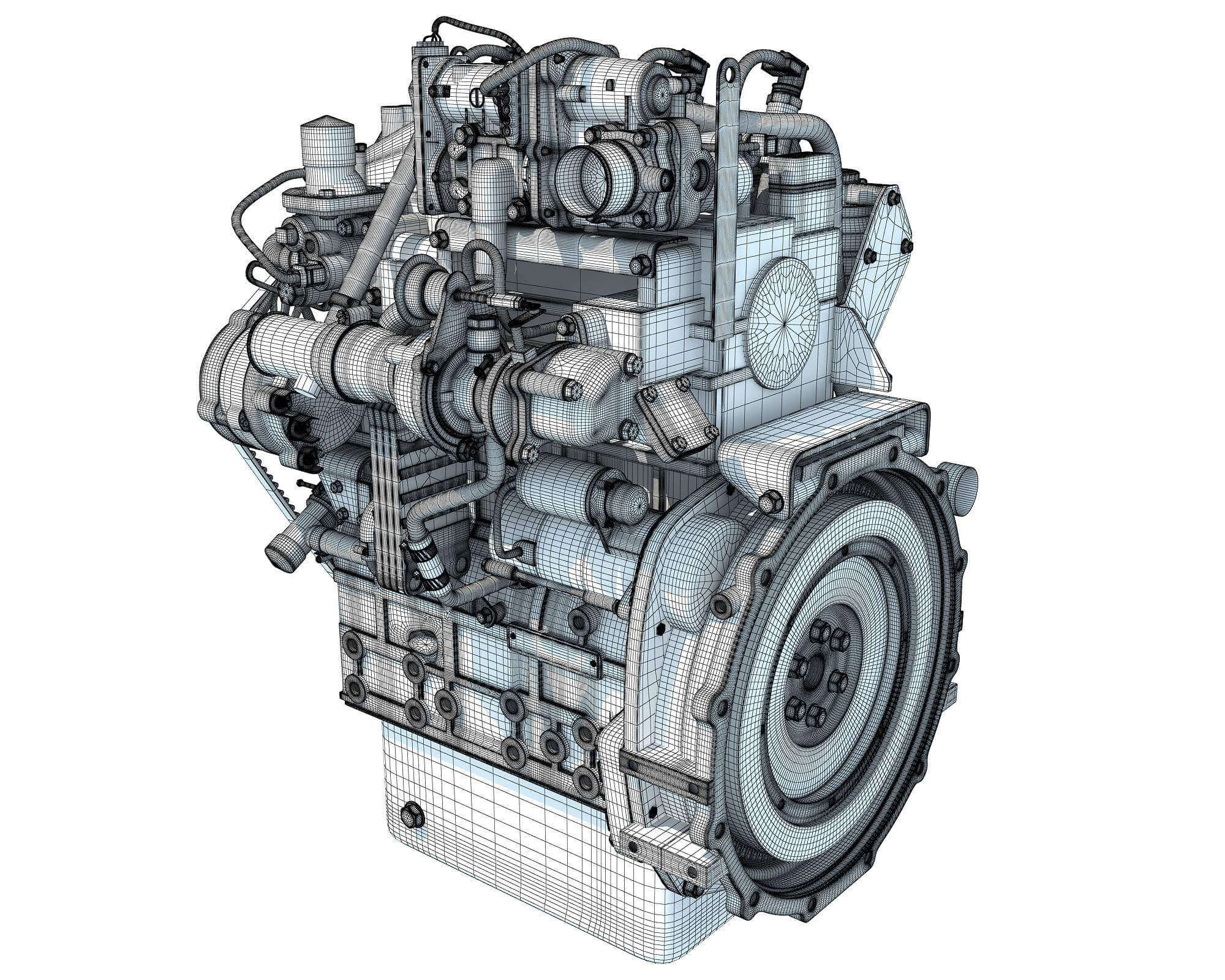 Diesel Engine - 3D Model by 3D Horse