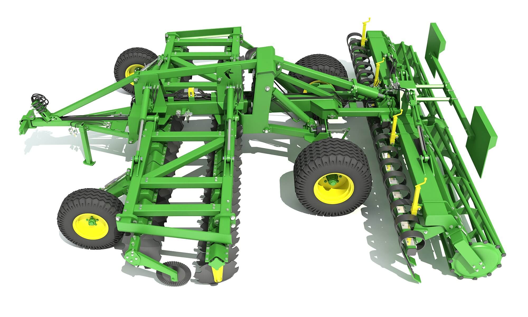 Disc Harrow 3D Model by 3D Horse
