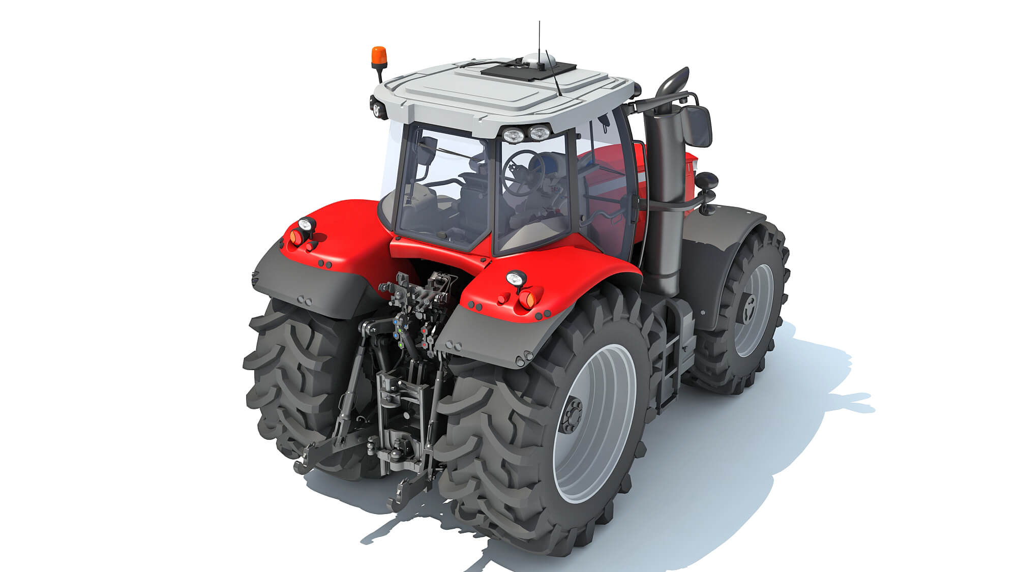 Farm Tractor - 3D Model by 3D Horse