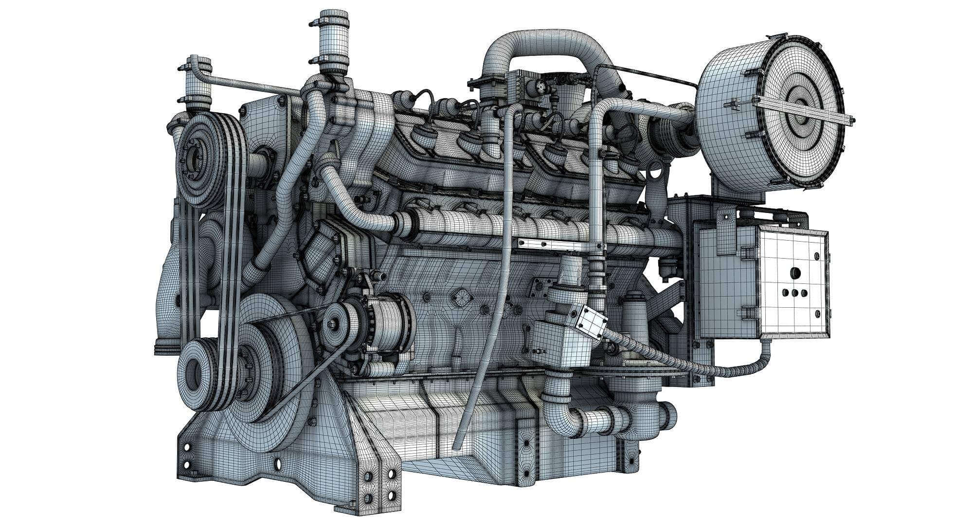 Gas Generator Engine - 3D Model by 3D Horse