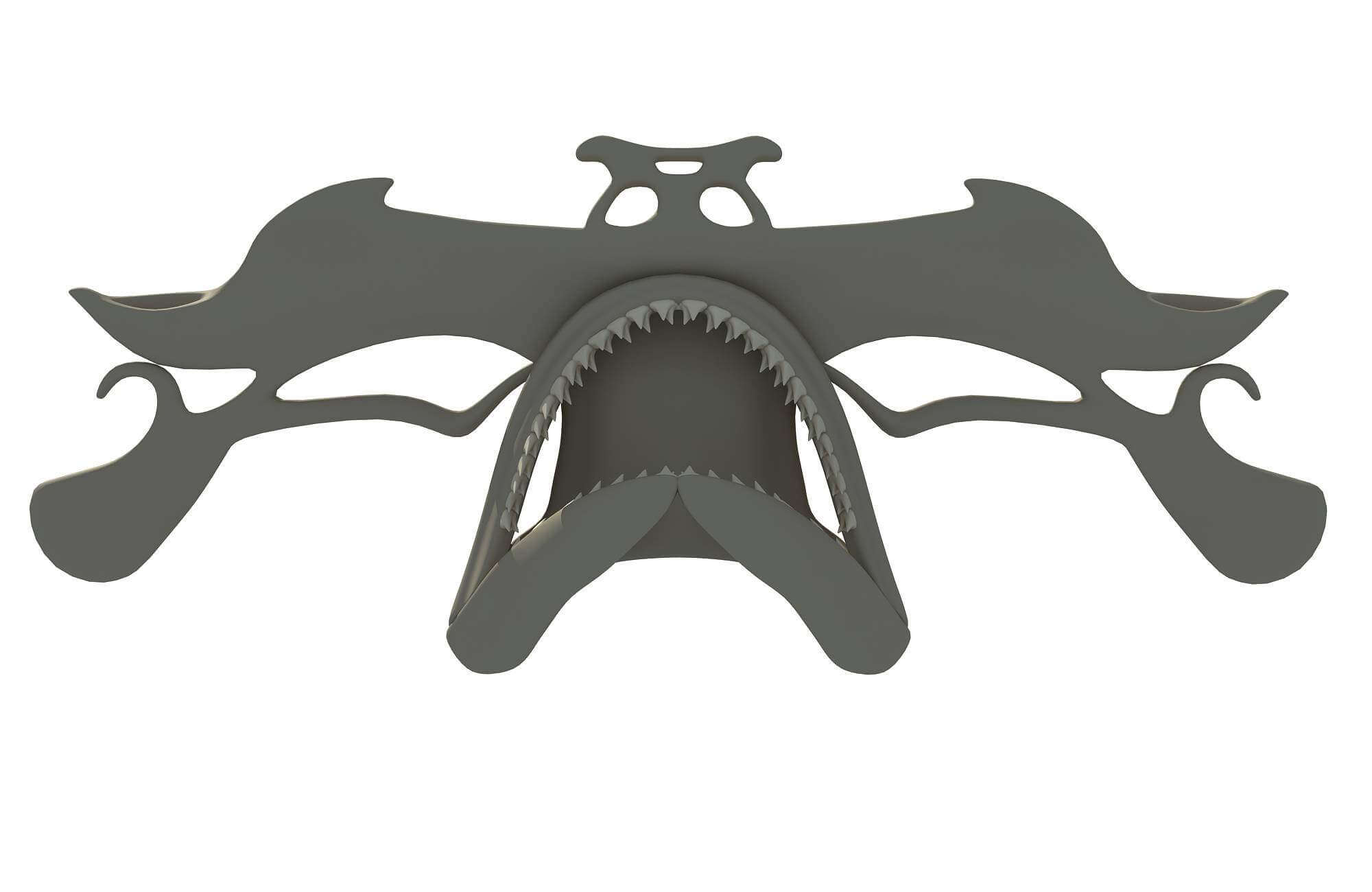 Hammerhead Shark Skull - 3D Model by 3D Horse