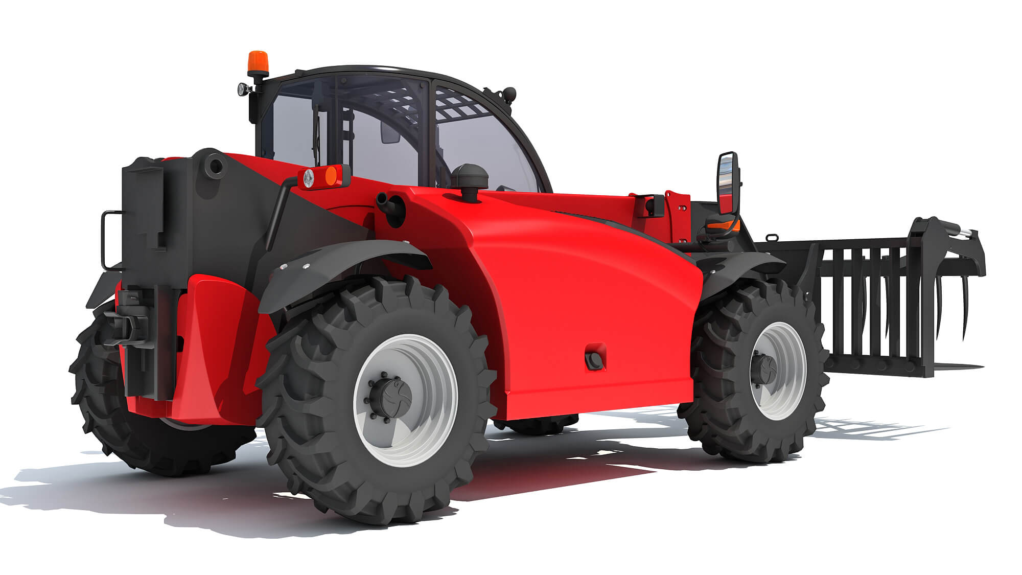Hydraulic Telehandler Forklift - 3D Model by 3D Horse