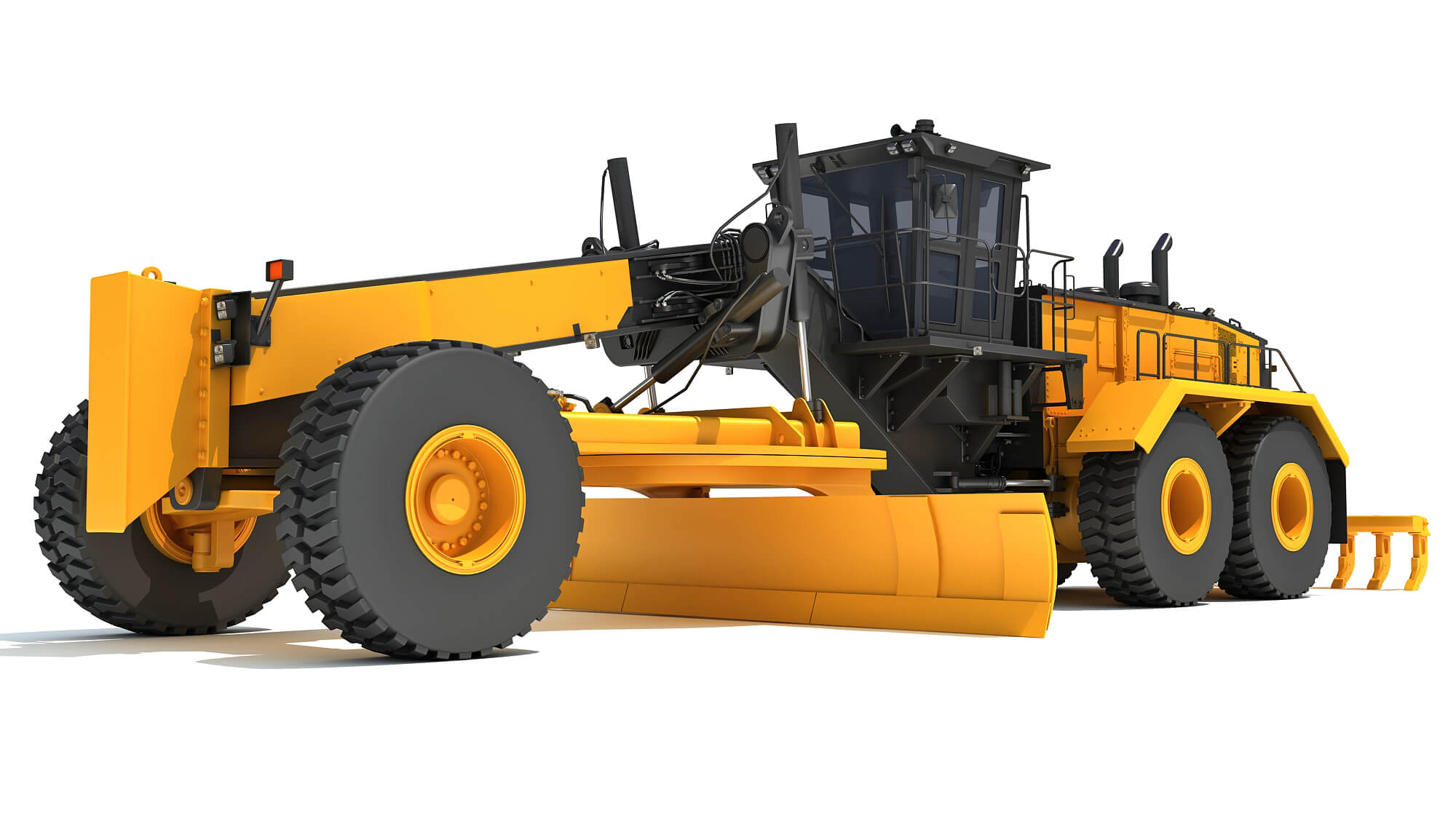 Motor Grader - 3D Model by 3D Horse