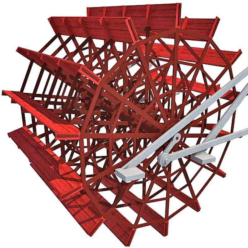 Paddle Wheel 3D Model by 3D Horse