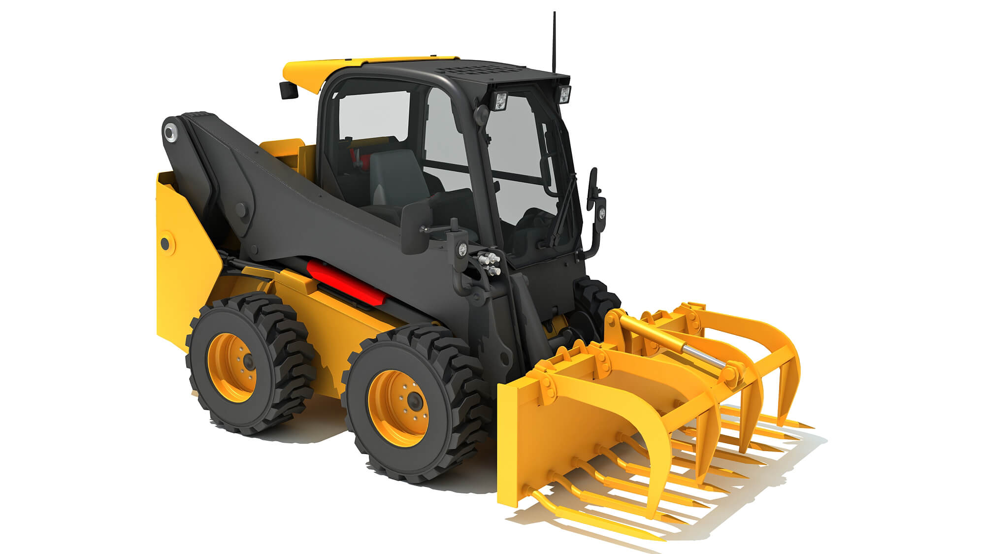 Manure Loader Skid Steer Loader Manure Fork - 3D Model by 3D Horse