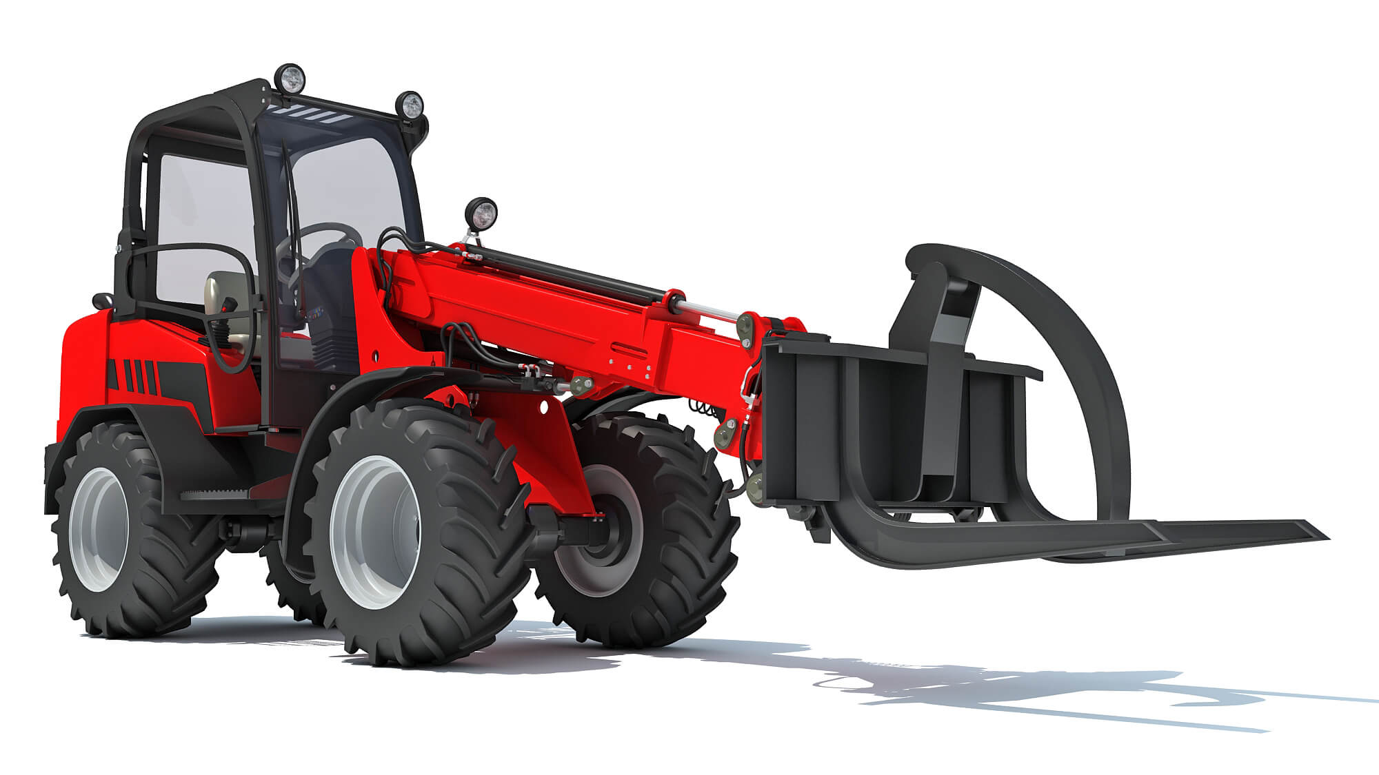 Telehandler Forklift - 3D Model by 3D Horse