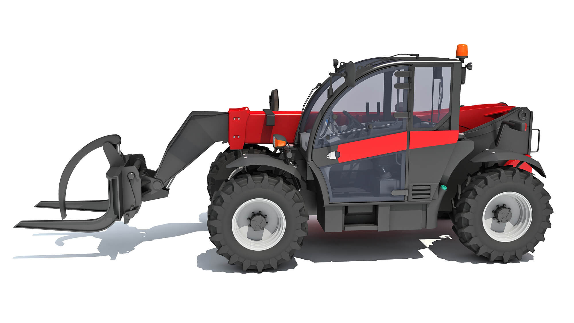 Telehandler Forklift - 3D Model by 3D Horse