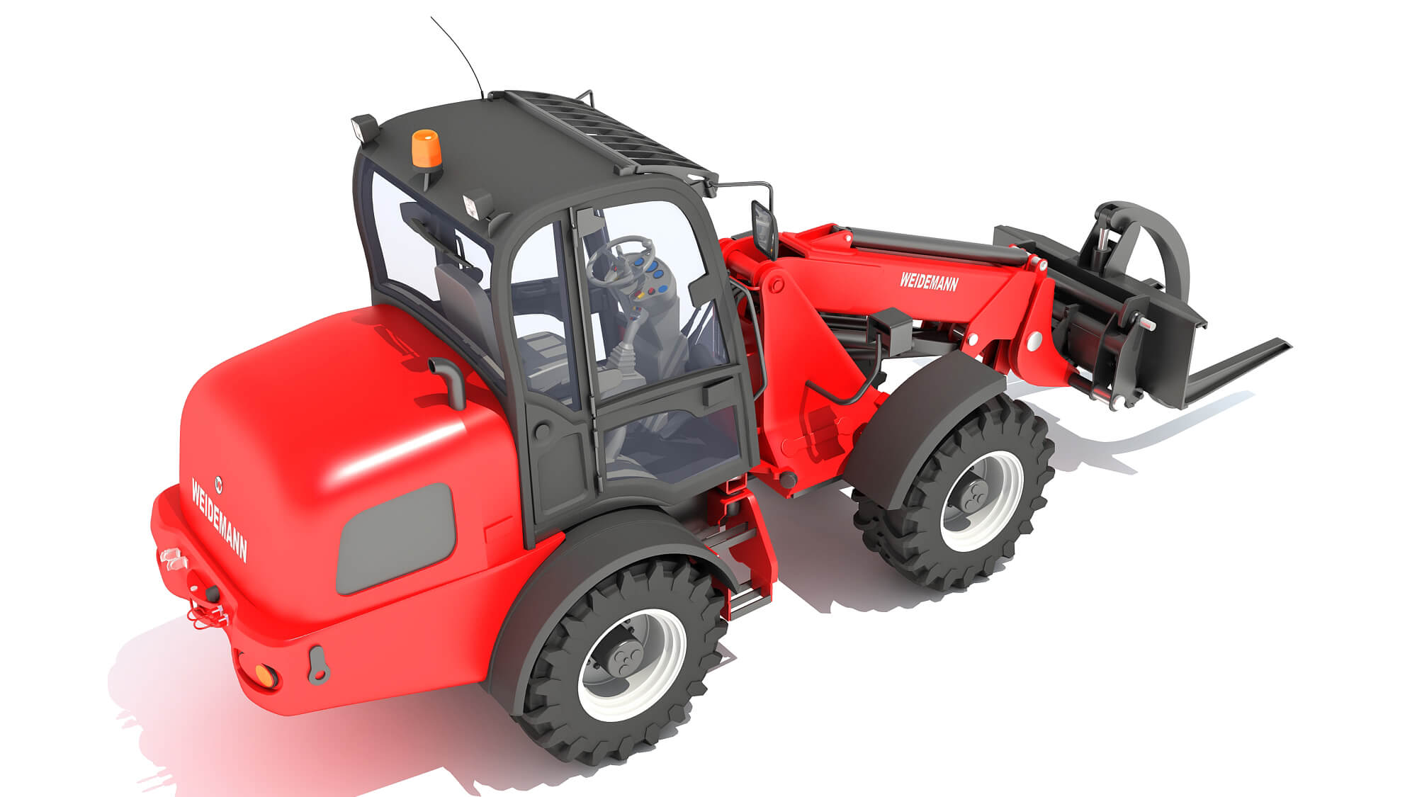 Telehandler Forklift - 3D Model by 3D Horse