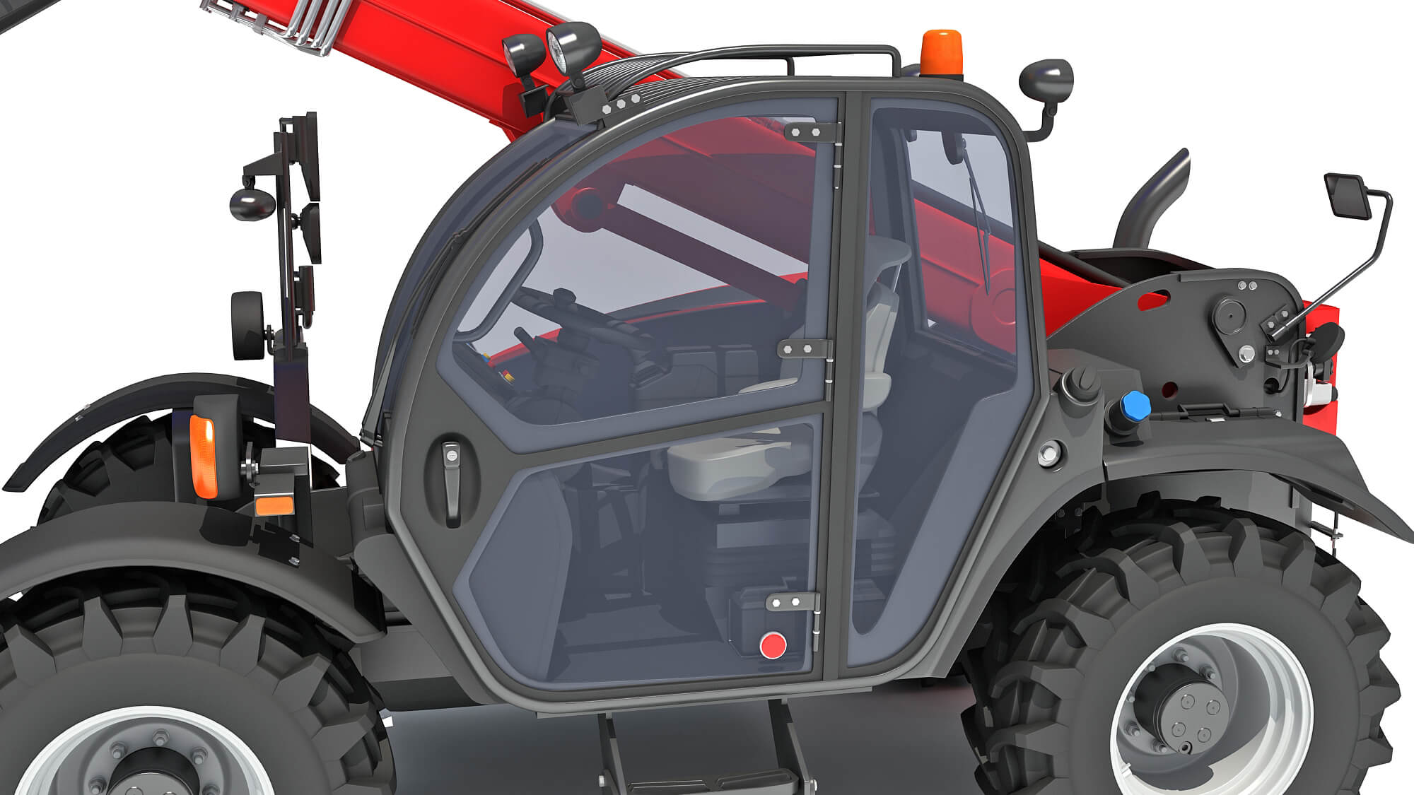 Telescopic Handler Telehandler Forklift - 3D Model by 3D Horse