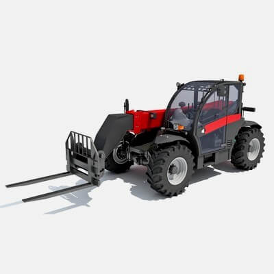 Telescopic Telehandler - 3D Model by 3D Horse