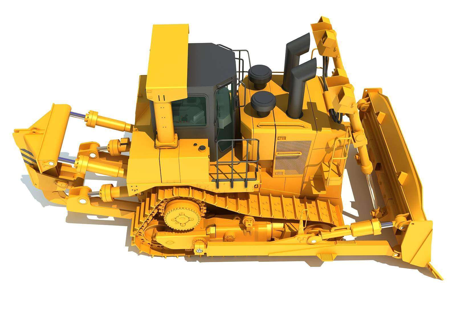 Tracked Dozer - 3D Model by 3D Horse
