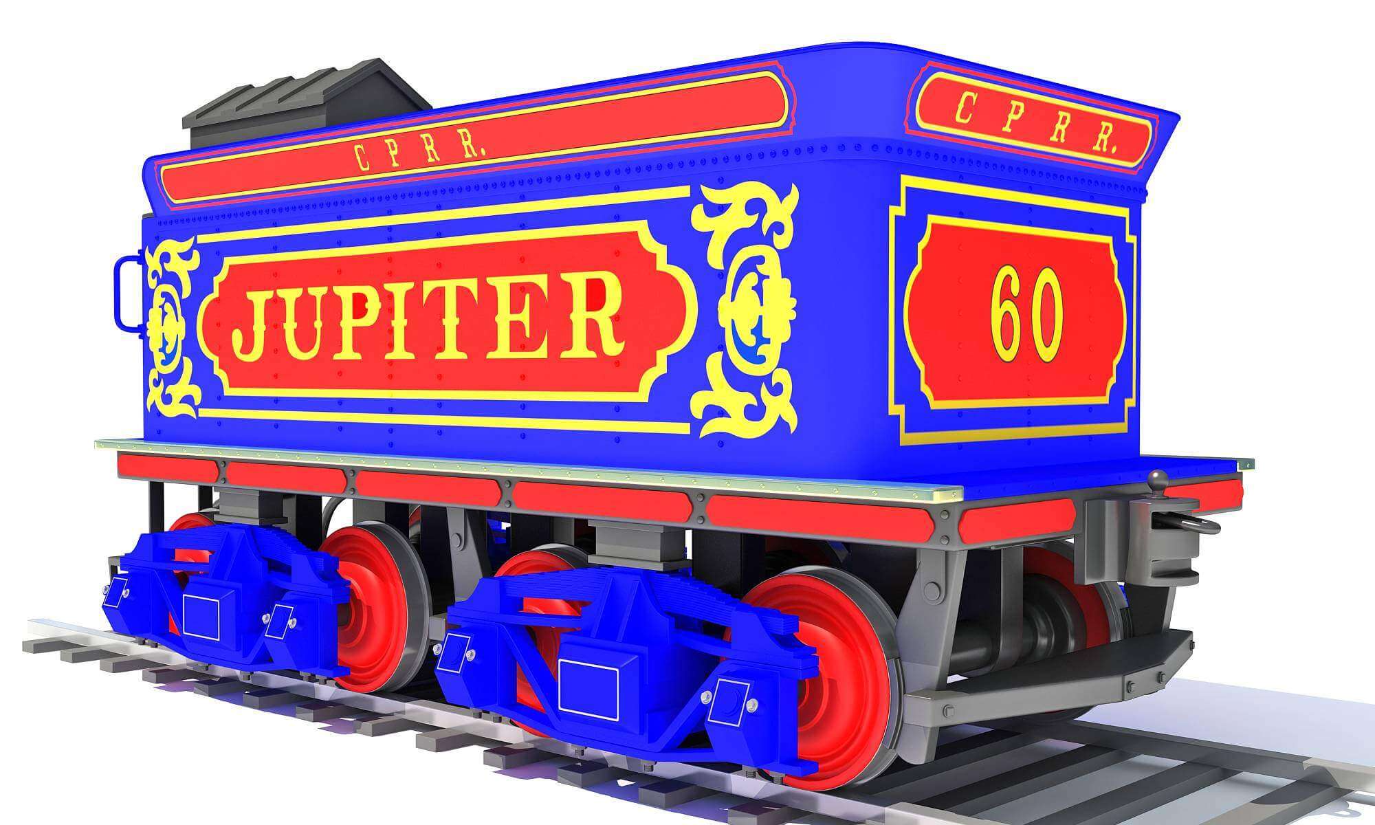 Train Tender 3D Model by 3D Horse