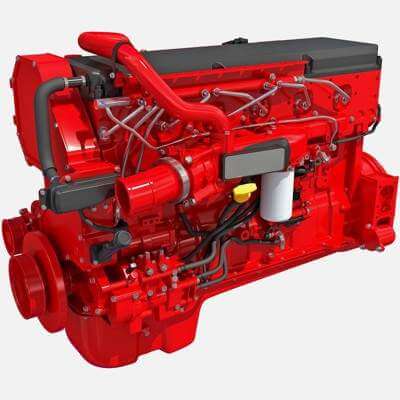 Truck Engine - 3D Model by 3D Horse