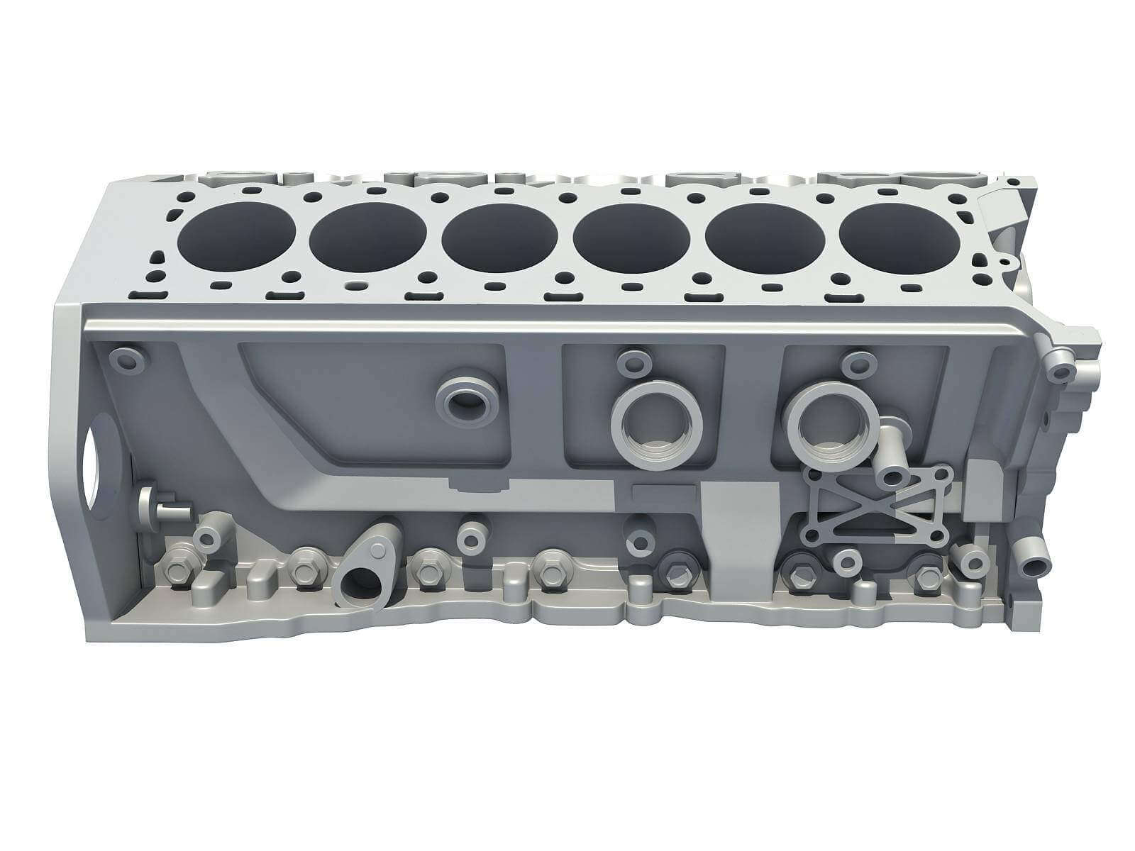 V12 Engine Block 3D Model by 3D Horse