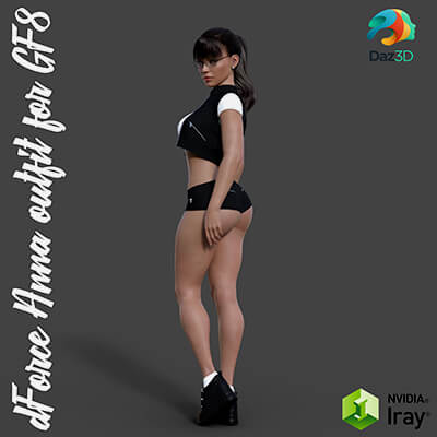 dForce Anna Outfit for GF8 by 3D_Life