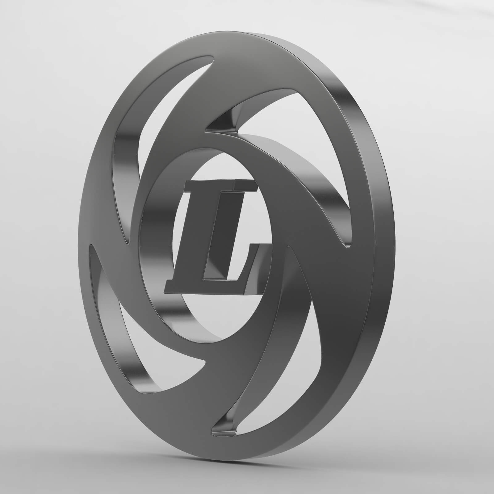 Ashok Leyland Logo 3D Model by 3d_logoman