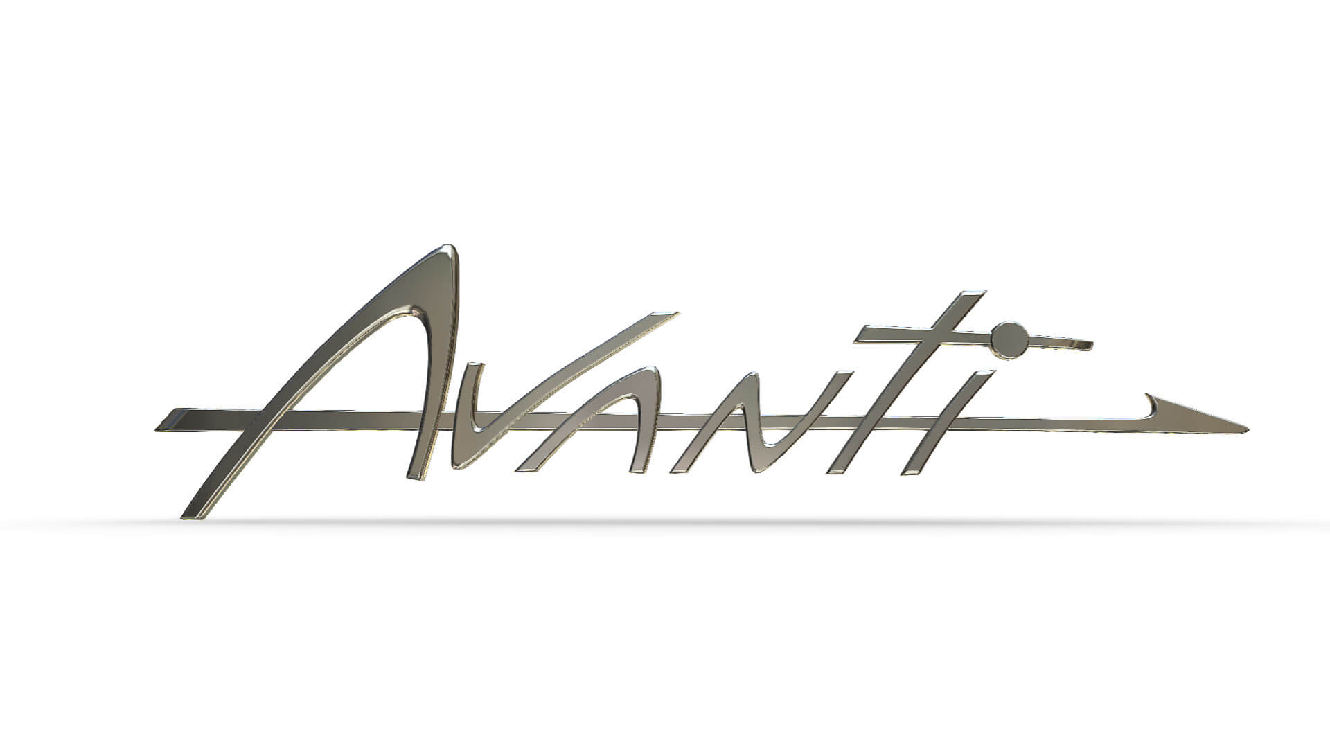 Avanti Logo 3D Model by 3d_logoman