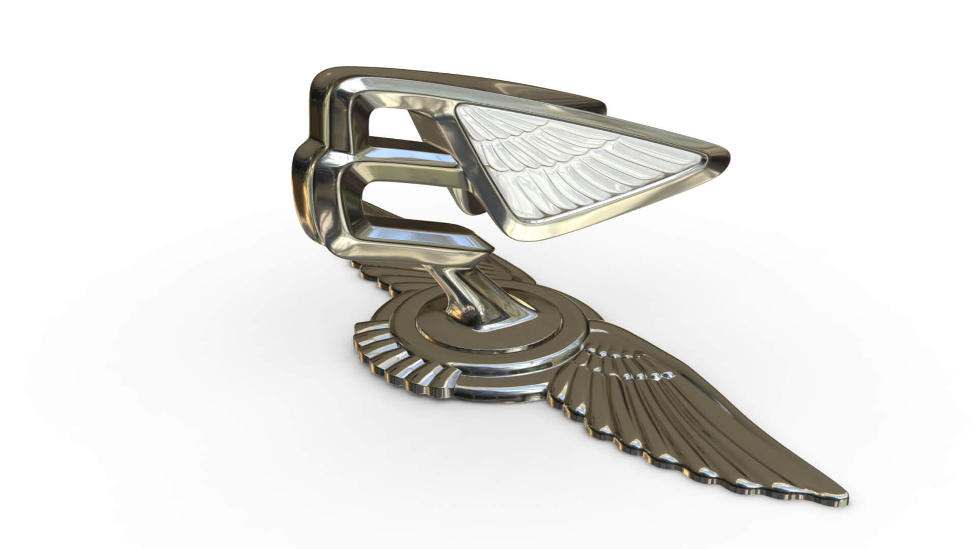 Bentley Logo 3D Model by 3d_logoman