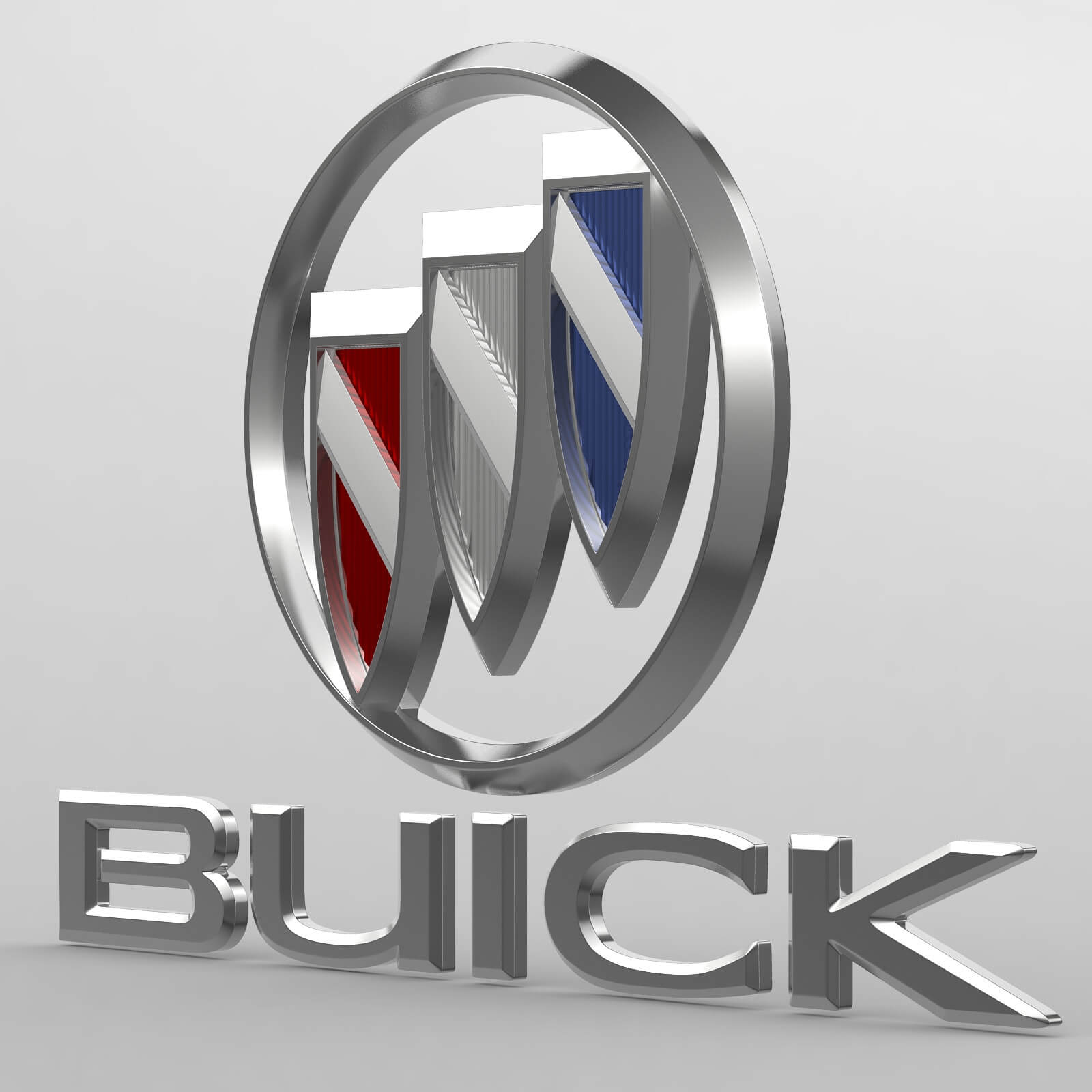Buick Logo 3D Model by 3d_logoman