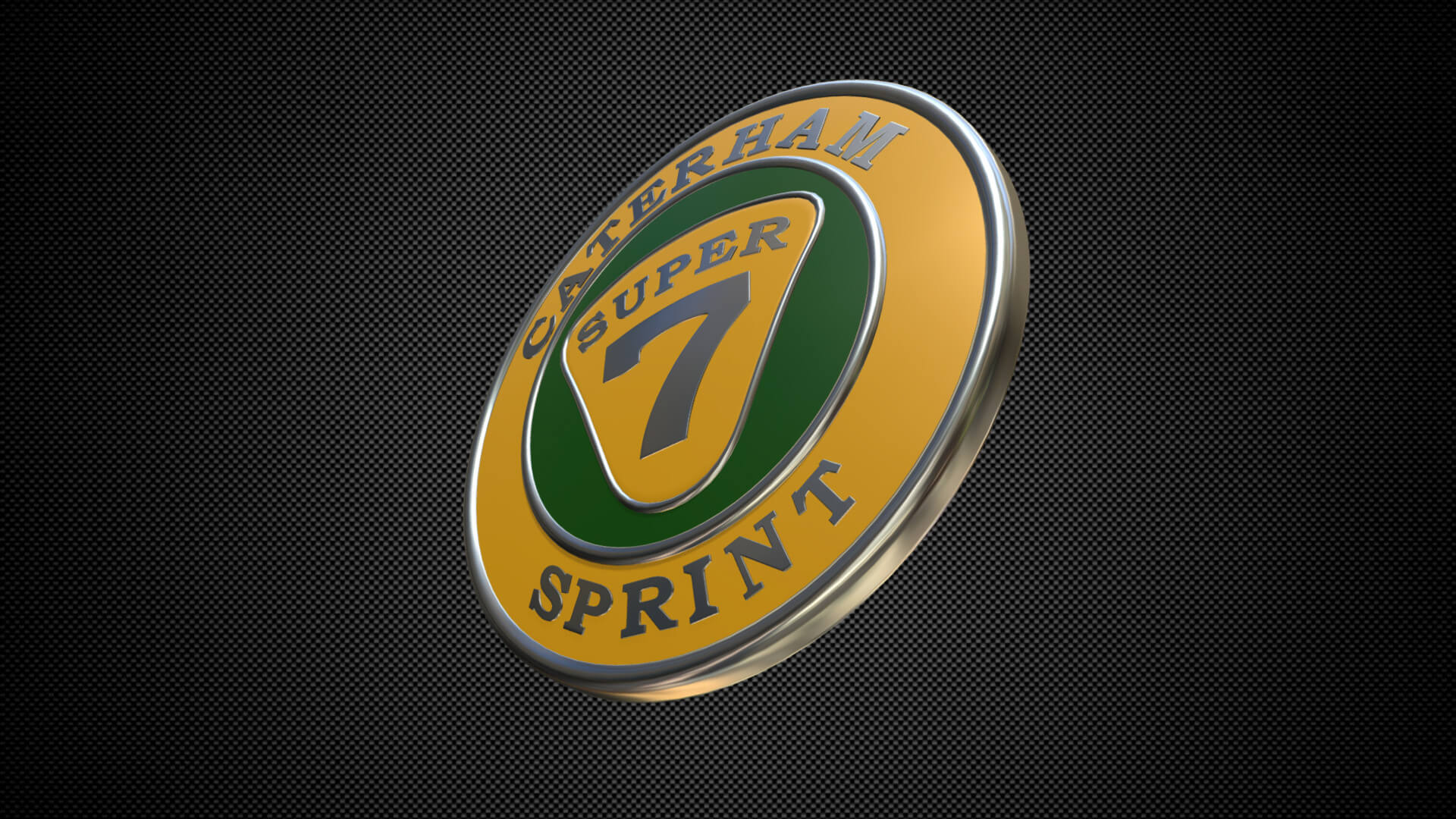 Caterham Vector Graphics Caterham Logo - 3D Model by 3d_logoman