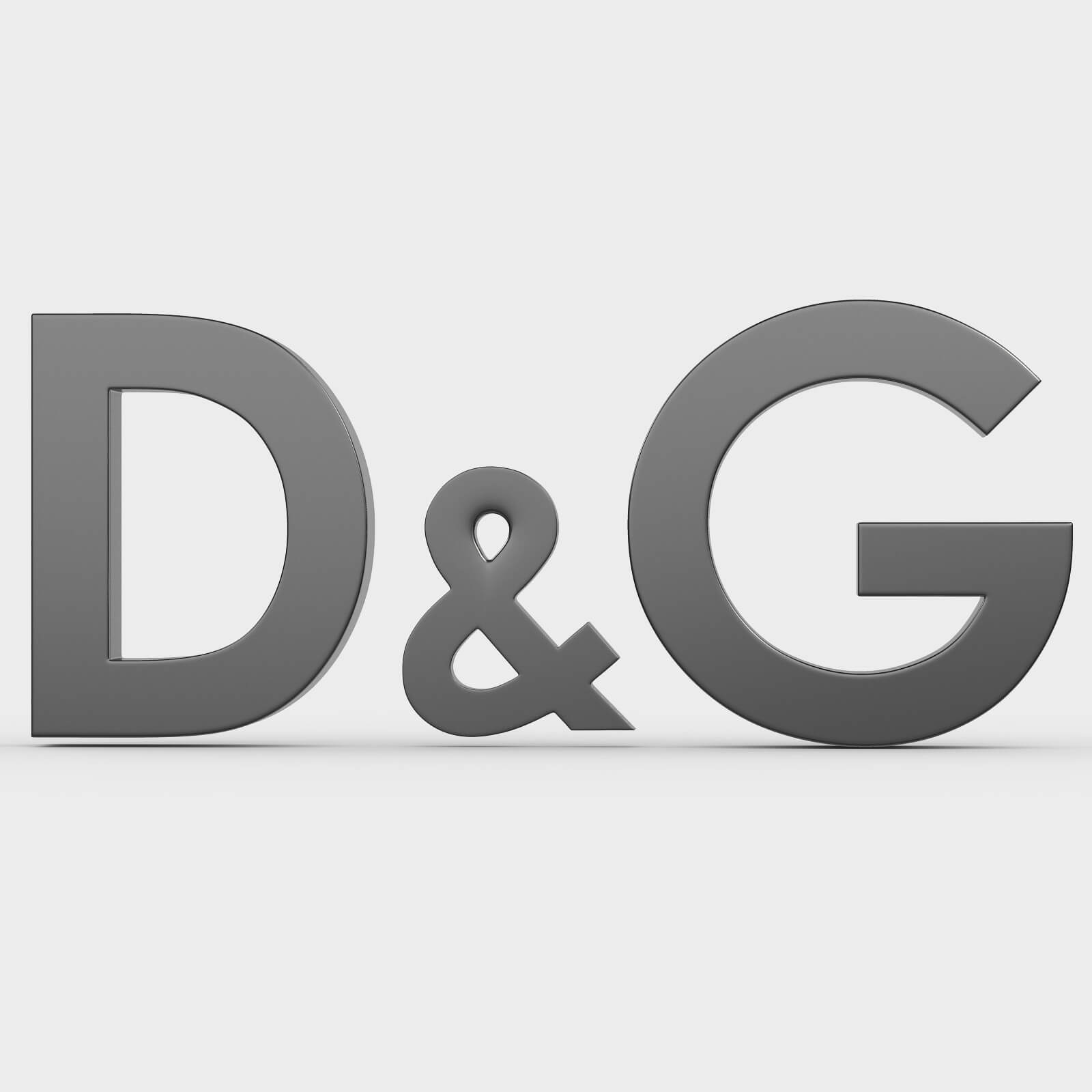 D&G Logo - 3D Print Model by 3d_logoman