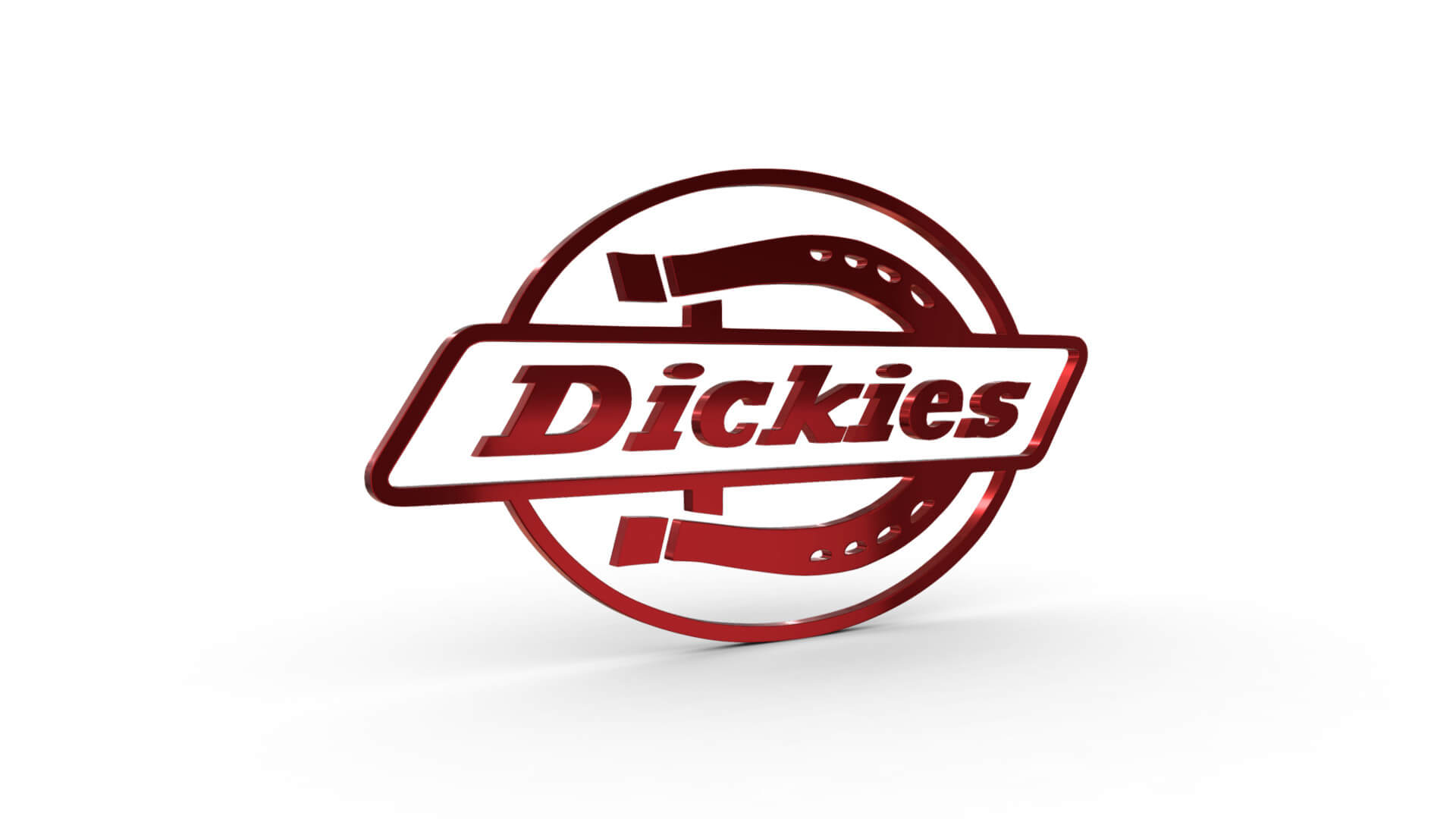 Dickies Logo 3D Print Model by 3d_logoman