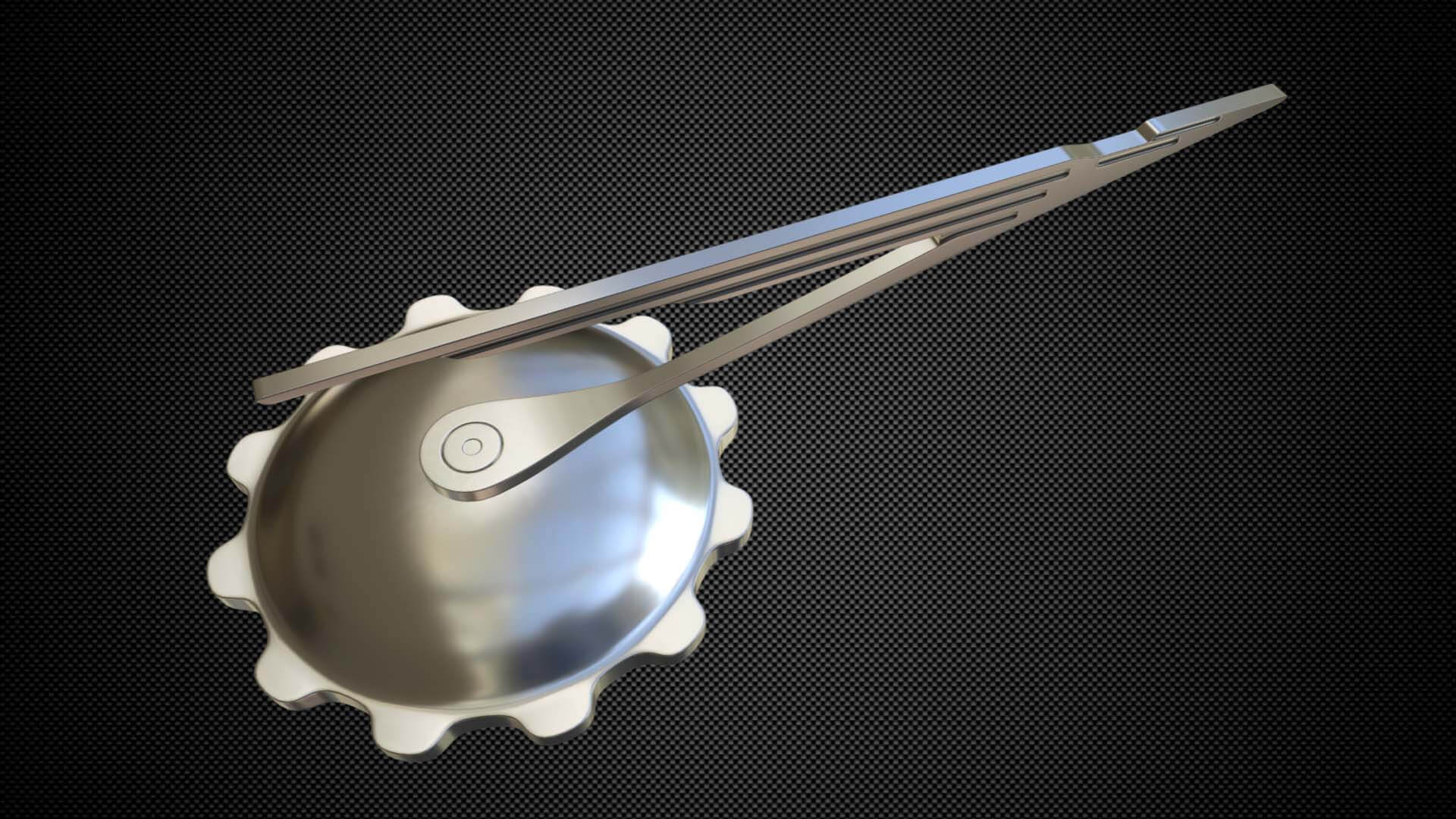 Duesenberg Hood Ornament Logo 3D Model by 3d_logoman