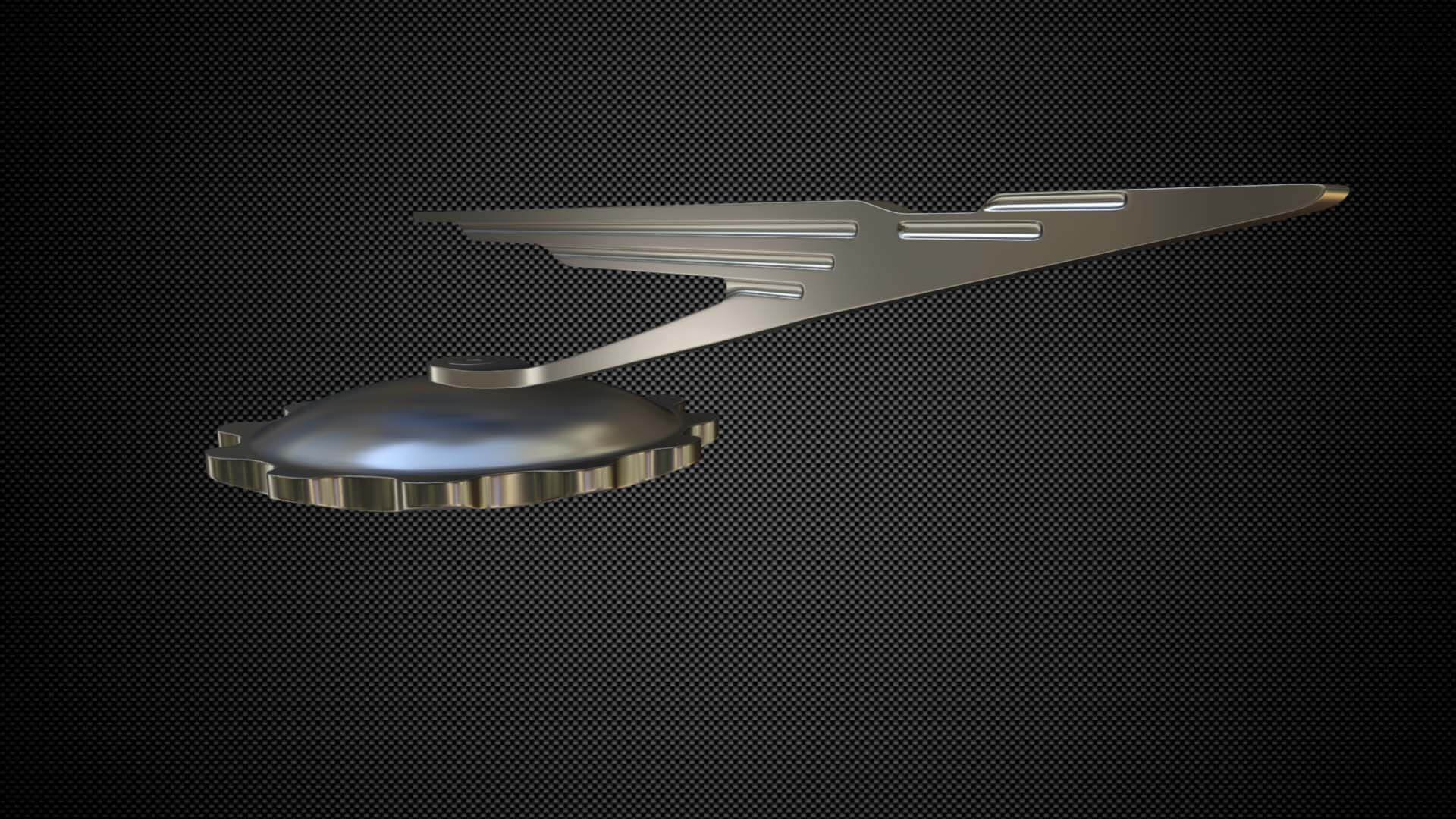 Duesenberg Hood Ornament Logo 3D Model by 3d_logoman