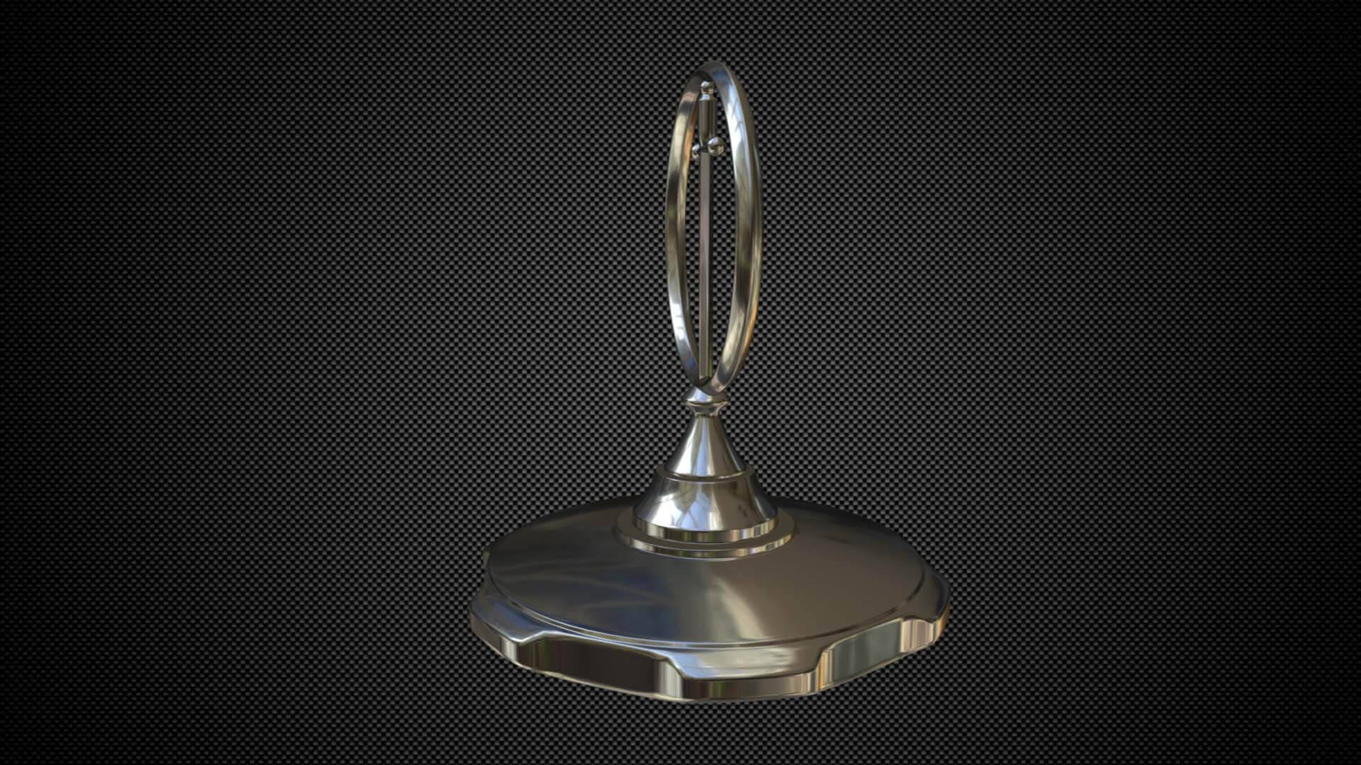Excalibur Hood Ornaments logo 3D Model by 3d_logoman