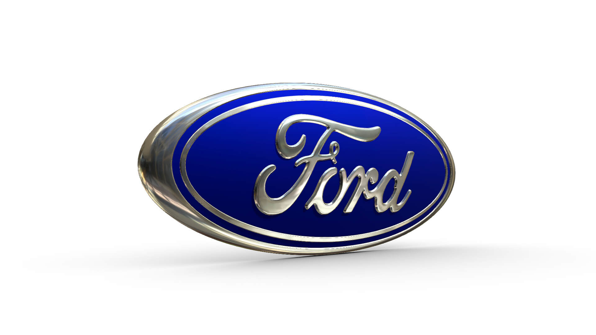 Ford Logo 3D Model by 3d_logoman