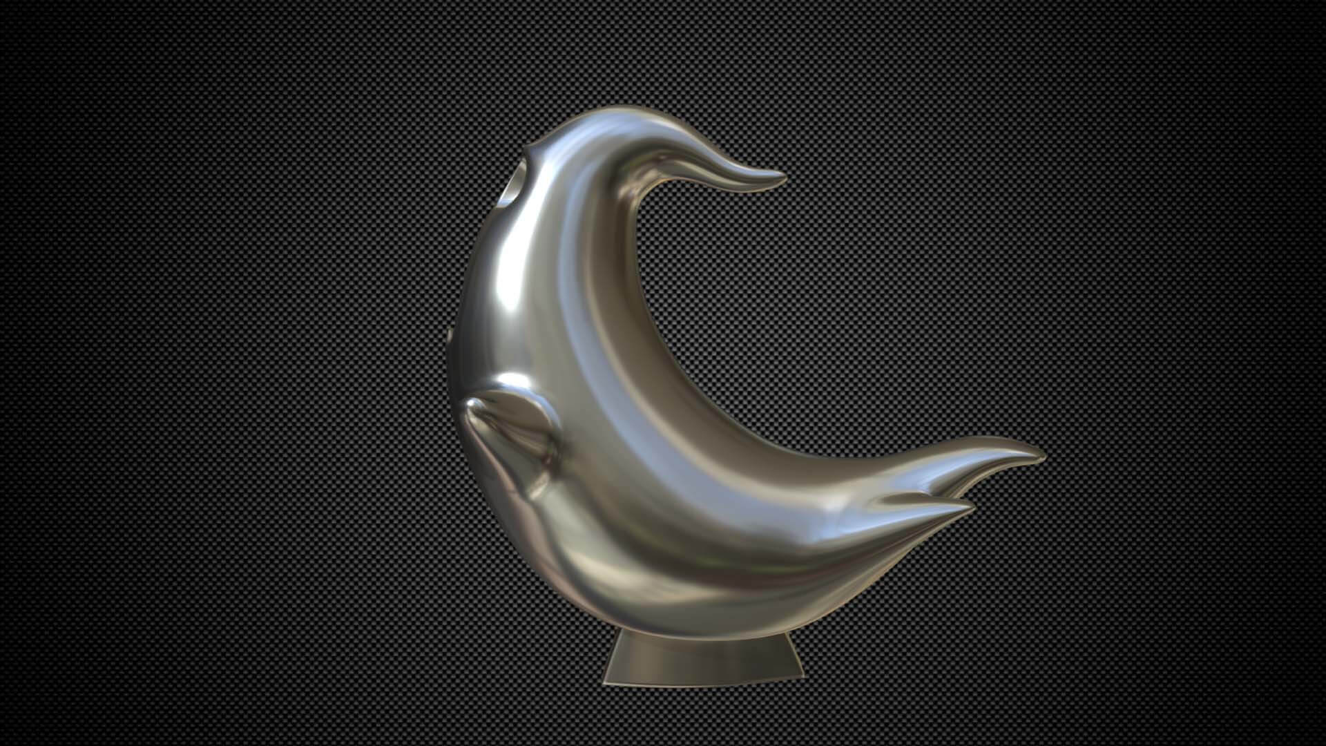 Ghostbusters Hood Ornament logo - 3D Model by 3d_logoman