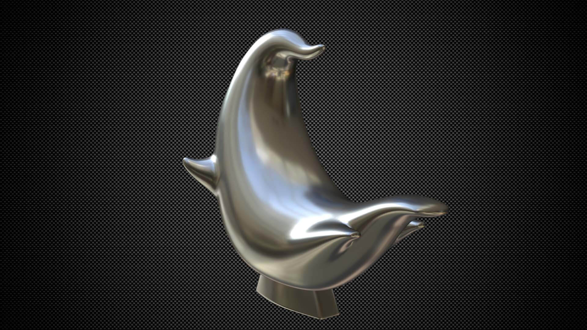 Ghostbusters Hood Ornament logo - 3D Model by 3d_logoman